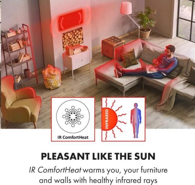 Produktbild Klarstein Wonderwall Smart 450 InfrarotHeizpanel (450 W)