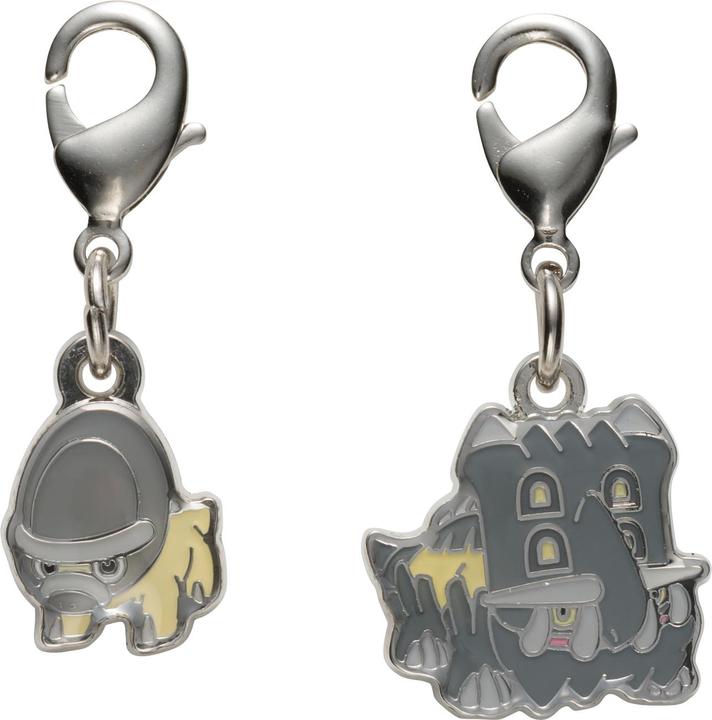 Pokémon Pokemon Center - Shieldon, Bastiodon Schlüsselanhänger - 2 Stück
