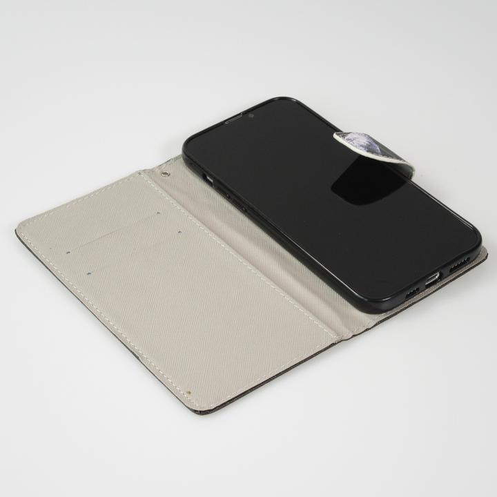 Image du produit PhoneLook Fourre Premium Wallet flip fermeture magnétique et porte-carte Cat Looking at you (Apple iPhone 13)