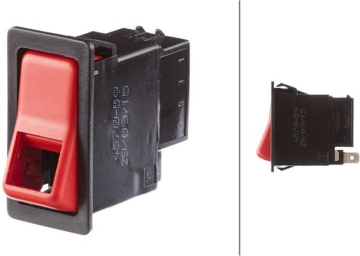 Actual product image Hella Hazard warning switch with comfort function Installation