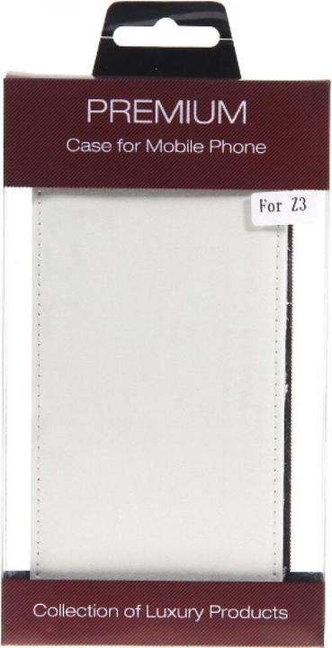 Immagine prodotto OEM Custodia Flip in pelle sottile per Sony Z3 - bianco (Sony Xperia Z3, Sony Xperia Z3v, Sony Xperia Z3 Dual)