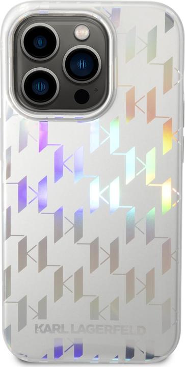Immagine prodotto Karl Lagerfeld Custodia per iPhone 14 Pro Max con monogramma iridescente (Apple iPhone 14 Pro Max)
