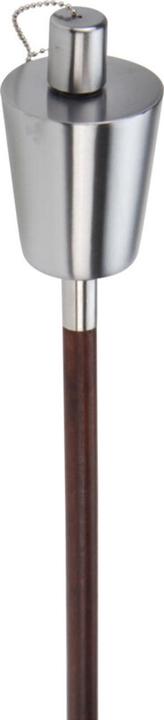 Image du produit ProGarden Lot de 4 torches de jardin à huile avec tige en bois de hêtre