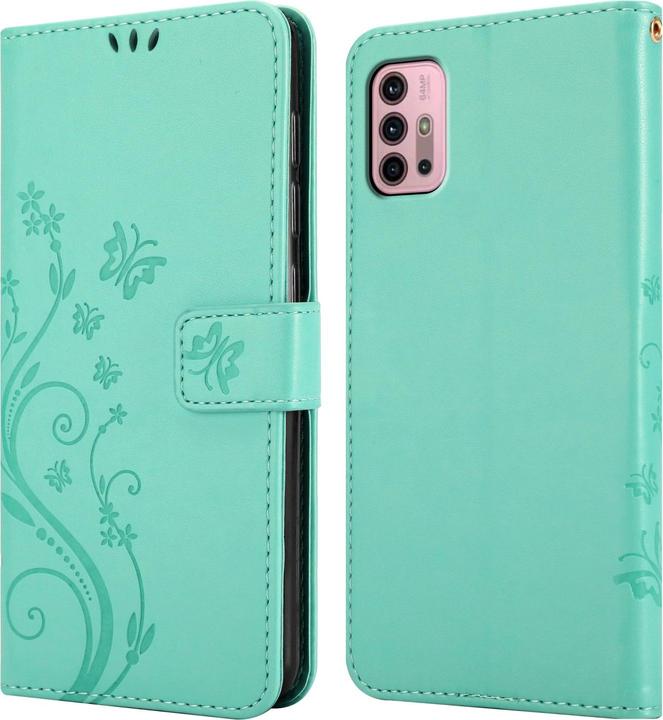 Produktbild Cadorabo Flower Book Hülle (Motorola Moto G30, Motorola Moto G10)