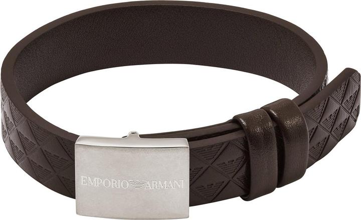 Image du produit Emporio Armani Armband (2.50 cm, Acier inoxydable, Cuir)