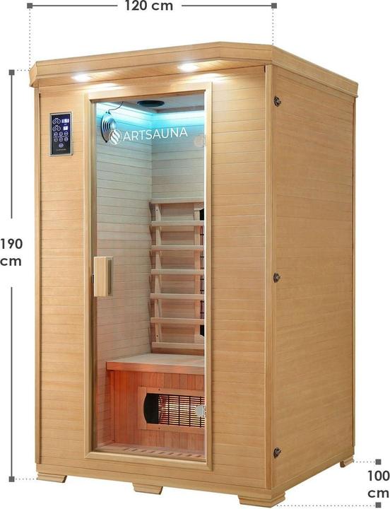Produktbild Artsauna ALAVUS - 2 Personen Vollspektrumstrahler