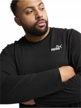 Actual product image Puma Herren Eno.1 Logo Langarm-T-Shirt Schwarz (L)