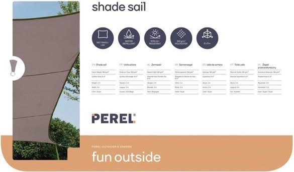 Produktbild Perel Sonnensegel rechteckig (2 x 3 m)