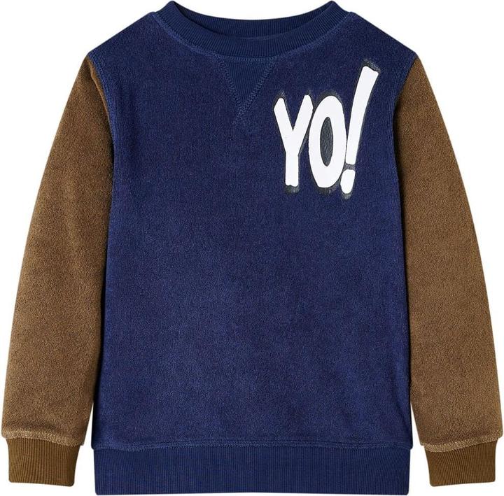 VidaXL Kinder-Sweatshirt Dunkles Marineblau 92,Material: 85 (92)