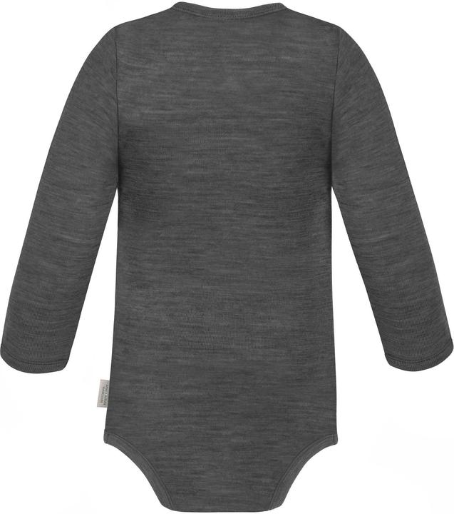 Actual product image Normani 3-pack baby merino long sleeve wrap bodysuit for boy and girl - 9355 (44)