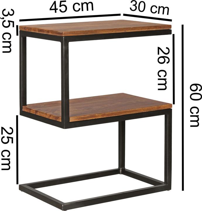 Immagine prodotto Wohnling Akola (45 x 30 x 60 cm)