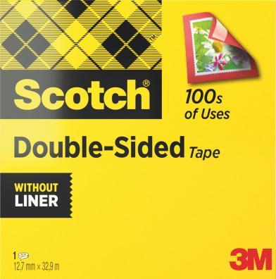 Actual product image Scotch Adhesive tape double-sided - permanent/33m (12 mm)