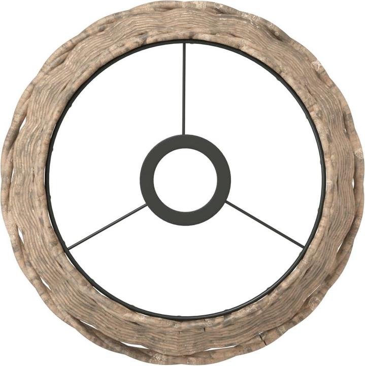 Actual product image VidaXL Lampenschirm Braun Ø25x17 cm Korbweide, Farbe: Braun