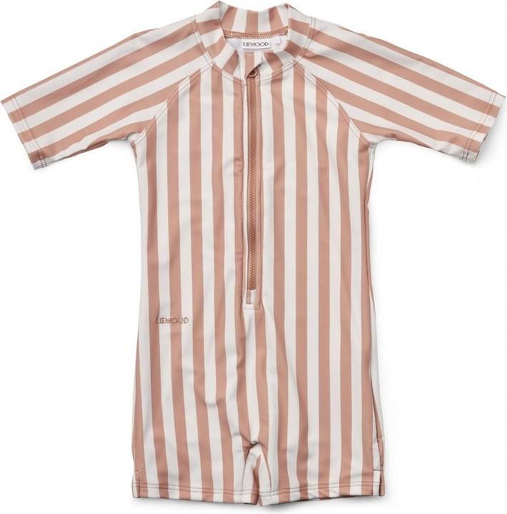 Liewood Schwimmanzug Dusty Coral Stripe