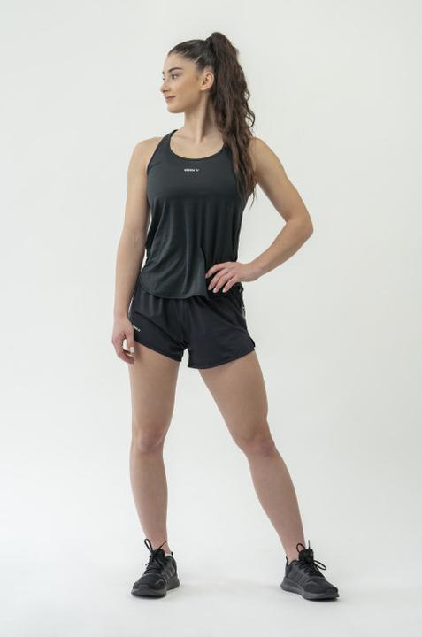 Actual product image Nebbia Fit Activewear Tank Top "Airy" with Reflective Logo 439 black (M)
