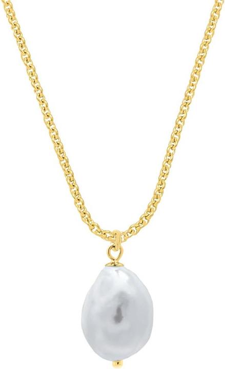 Candy Halskette Keiko, 925 Sterling Silber, vergoldet (18k vergoldet, 925 Sterling Silber, 42 - 45 cm)