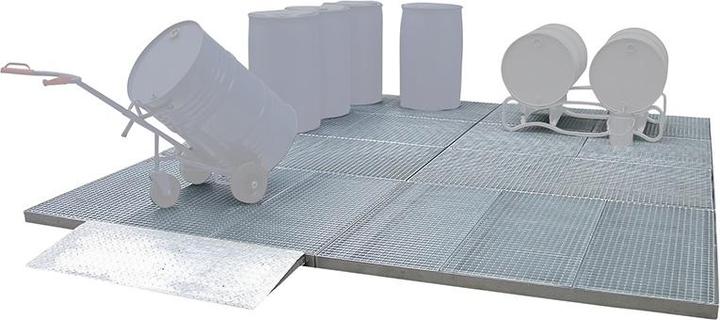 Produktbild kaiserkraft Flachwanne aus verzinktem Stahl