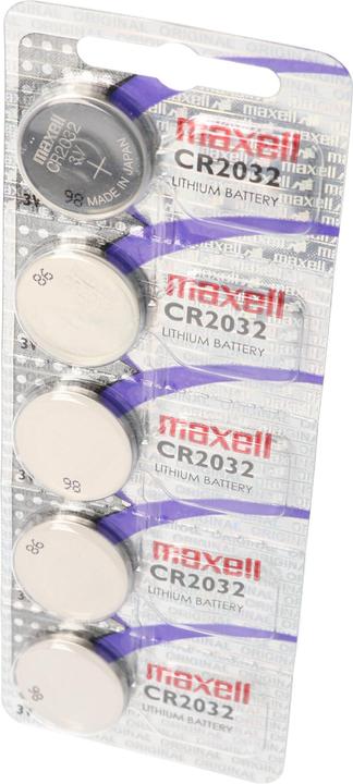 Image du produit Maxell Electronics CR2032 (5 pcs, CR2032, 220 mAh)