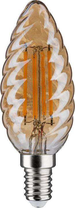 Actual product image Paulmann Vintage twisted glass candle (E14, 4.70 W, 430 lm, 1 x, F)