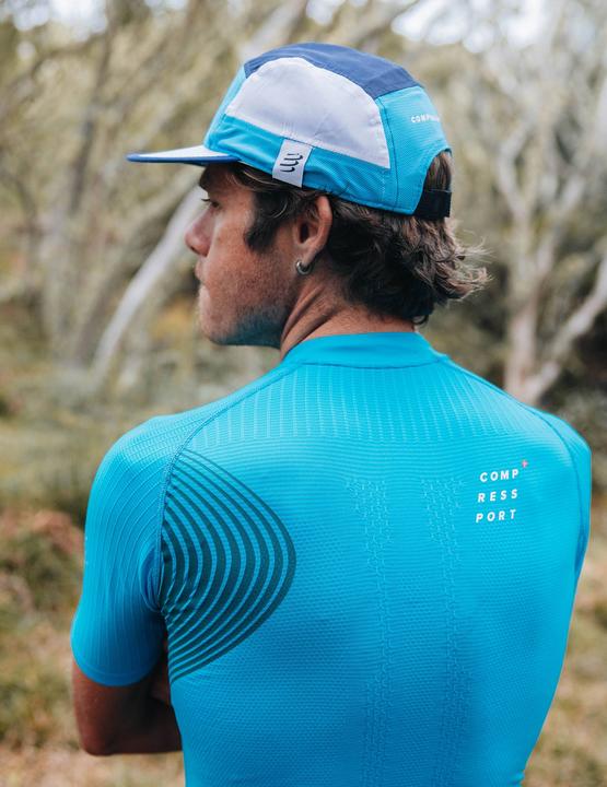 Actual product image Compressport Trail Postural SS Top Hawaiian Ocean (L)