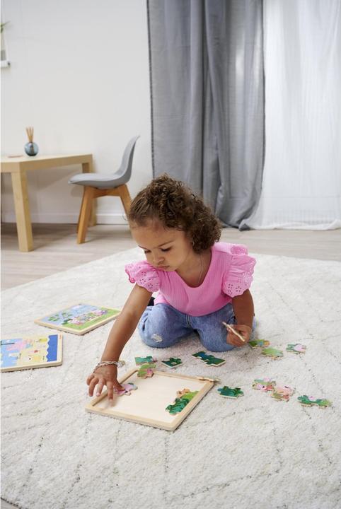 Produktbild Eichhorn Peppa Pig, Einlegepuzzle, 3-sort. (20 Teile)