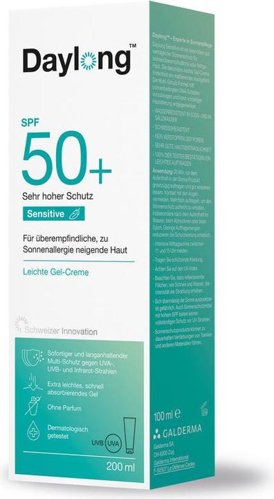 Image du produit Daylong Gel-crème sensible (Crème solaire, SPF 50+, 200 ml, 246 g)