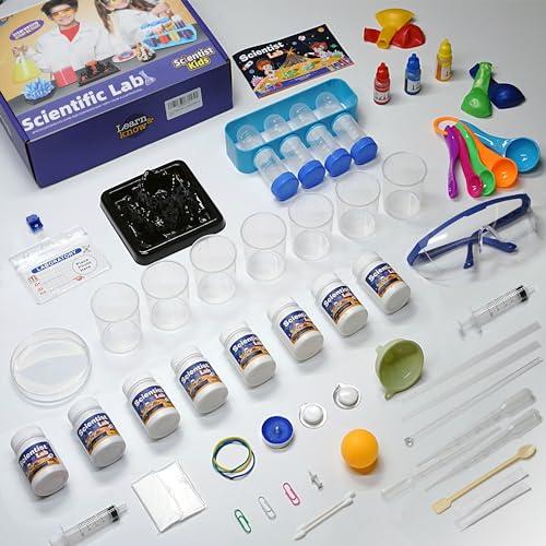 Produktbild Activity Board 56 Wissenschaft Experimente für Kinder ab 4-6-8-12 Jahre - Kristalle Züchten,Vulkan Spielzeug