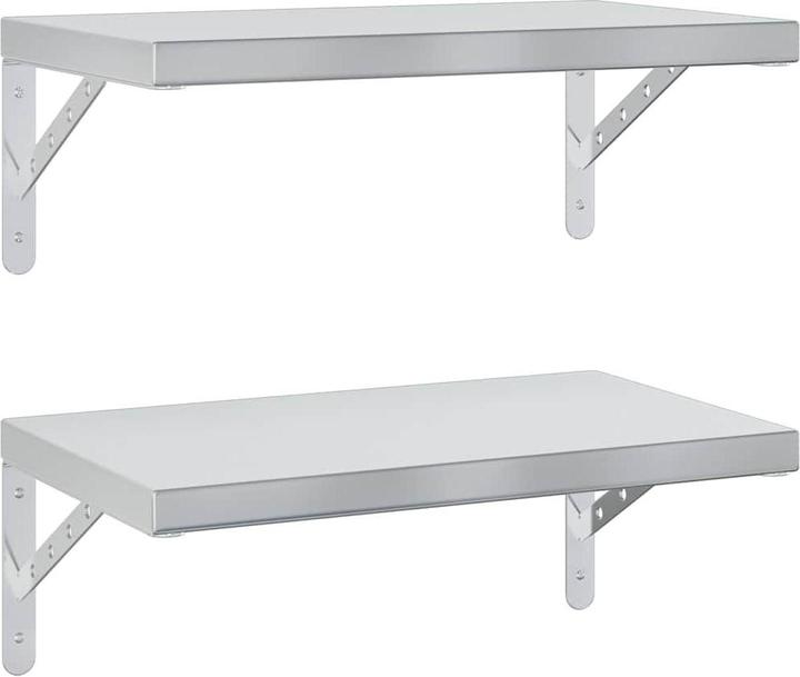 Actual product image VidaXL Wall shelves 2 pcs. 50 x 30 cm Noble (50 x 30 x 3 cm)