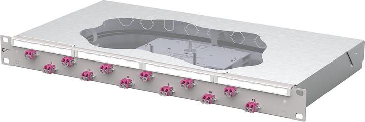 Metz Connect Panneau de brassage OpDAT fix2 splice 12xLC-D OM4