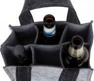 Image du produit IKO Sac en feutre pour 6 bouteilles 22x14x15cm "Men&#3