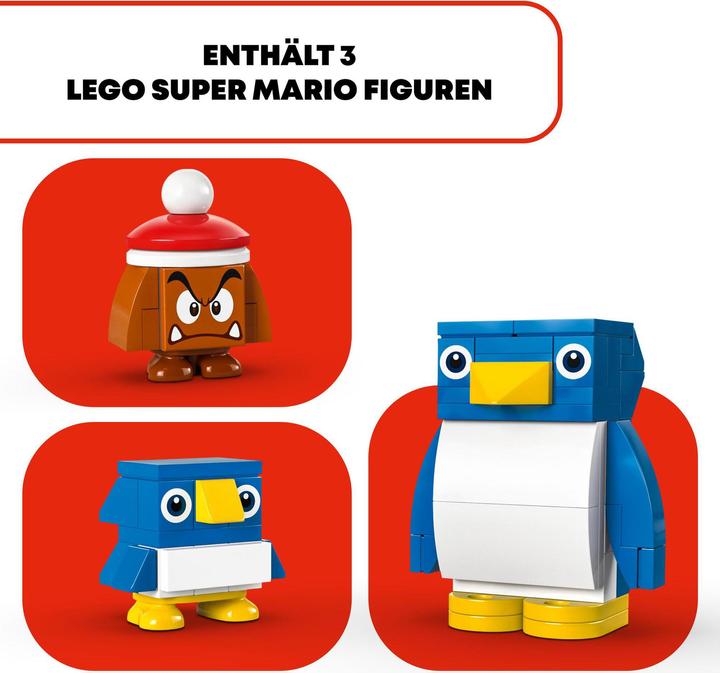 Actual product image LEGO 71430 Snow adventure with the penguin family - extension set (71430, LEGO Super Mario)