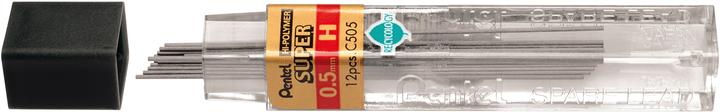 Image du produit Pentel Mines de crayon Hi-Polymer Super (Recharger, Graphite, 0.50 mm)