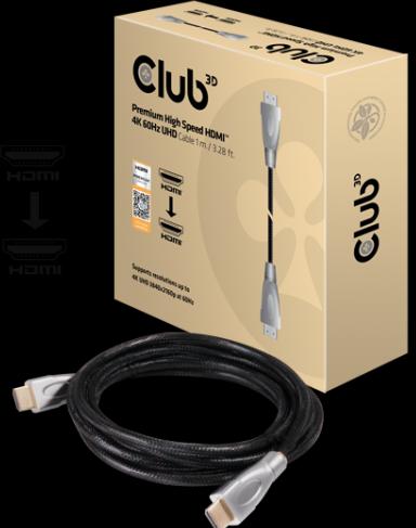 Produktbild Club 3D HDMI (Typ A) — HDMI (Typ A) (1 m, HDMI)