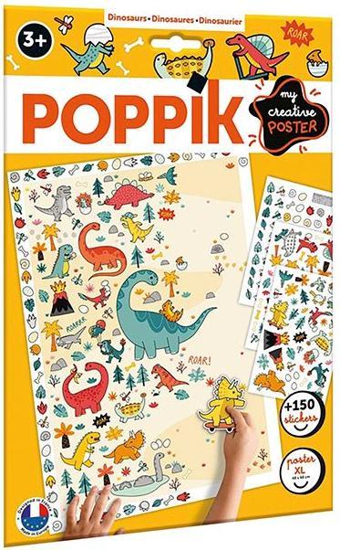Image du produit Poppik Sticker Poster Créatif Dinosaure