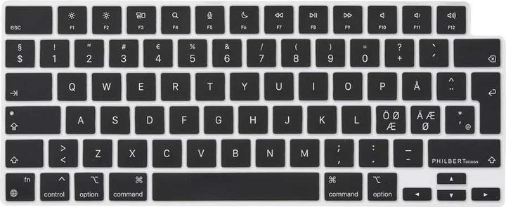 Produktbild Philbert Design KB Cover MacBook Pro/Air 13-14-16’’ 2021-2022 Black (Nordic)