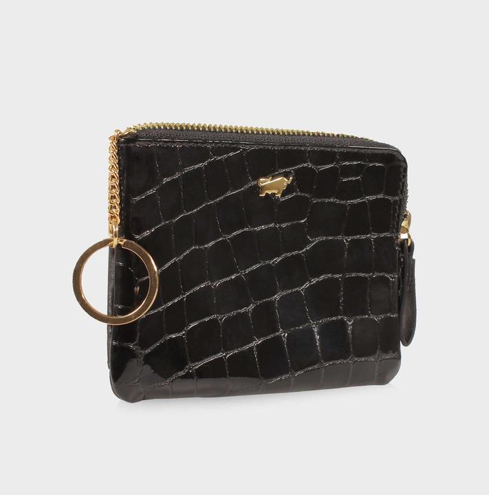 Actual product image Braun Büffel Verona leather key case 11 cm