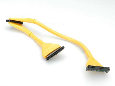 Produktbild Roline Floppy Rundkabel, gelb, 48cm (LSOH, 0.50 m)