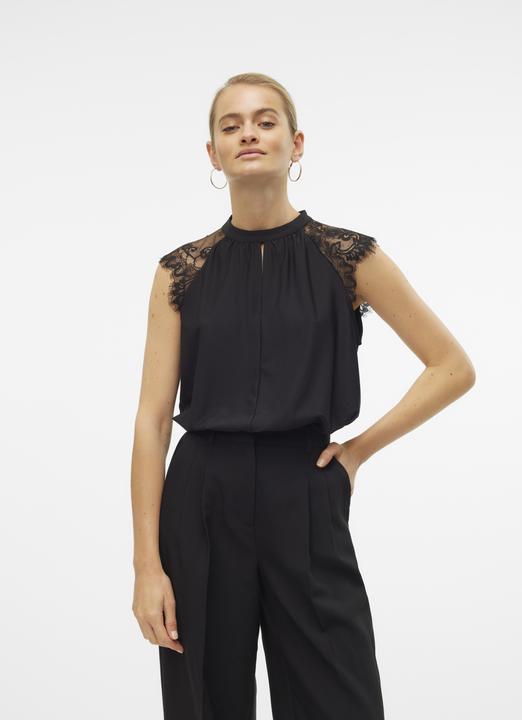 Actual product image Vero Moda Lace embellished top without sleeves (XS)