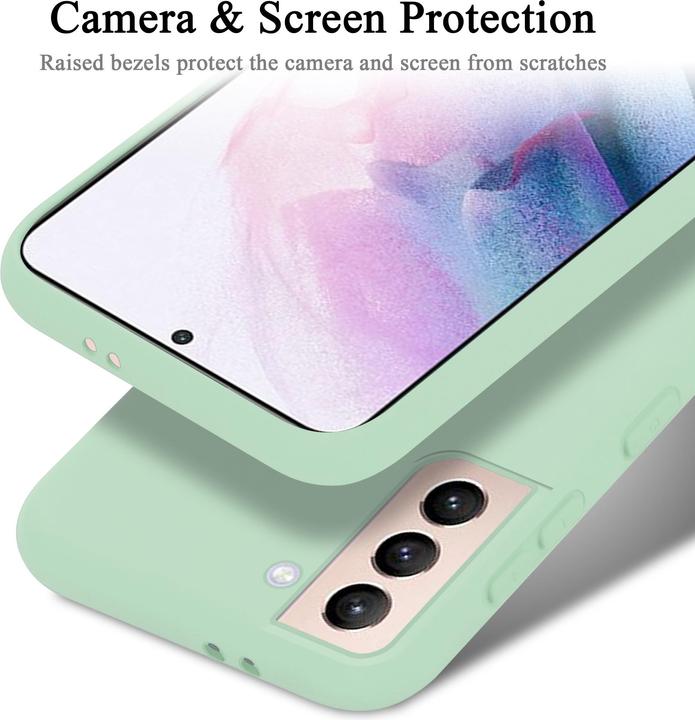Immagine prodotto Cadorabo Copertura della cassa del silicone liquido TPU (Samsung Galaxy S21+)