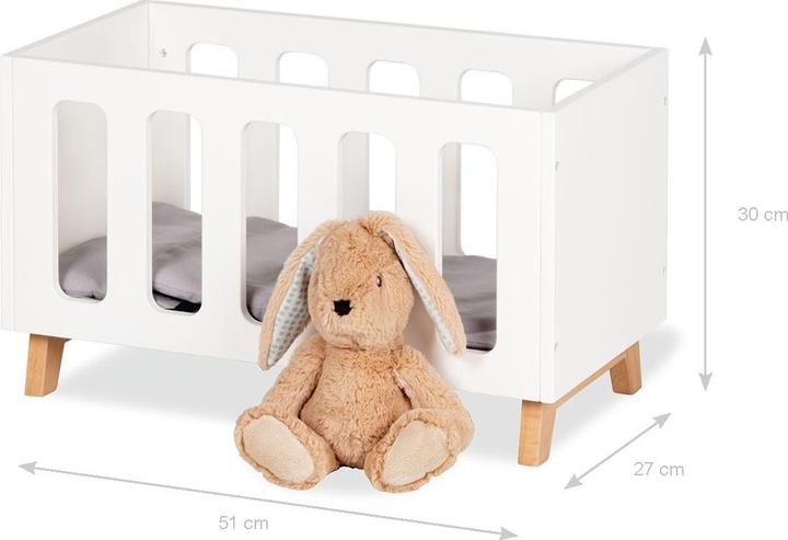 Actual product image Pinolino Doll's bed "Marit", 4 pcs.