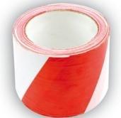 Actual product image Toya Warning Tape RED WHITE 48 mm x 33 m (48 mm)