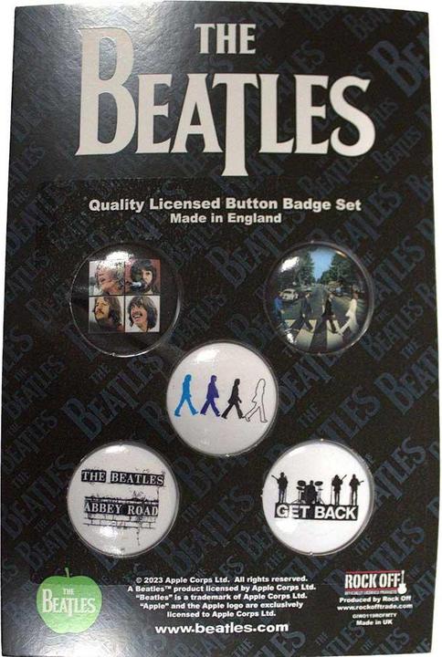 The Beatles Abzeichen 19691970 5erPack