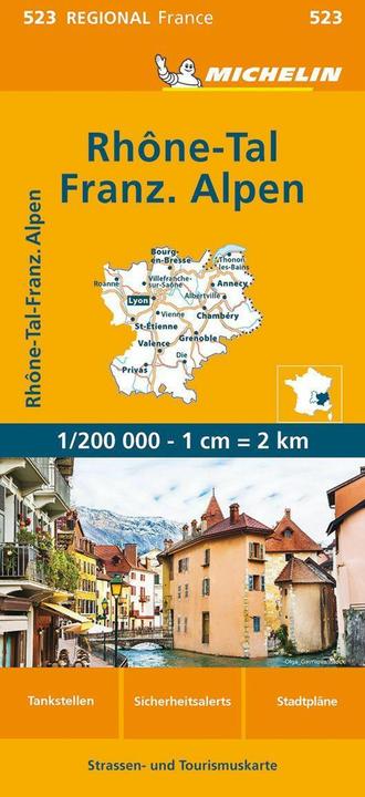 Produktbild Michelin Rhonetal - Französiche Alpen