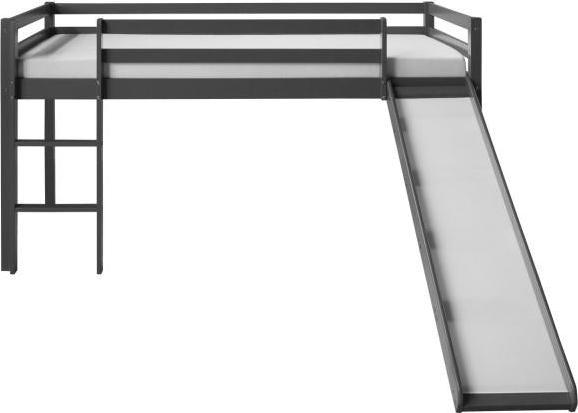 Produktbild Homestyle4u Hochbett Spielbett mit Leiter und Rutsche (90 x 200 cm)