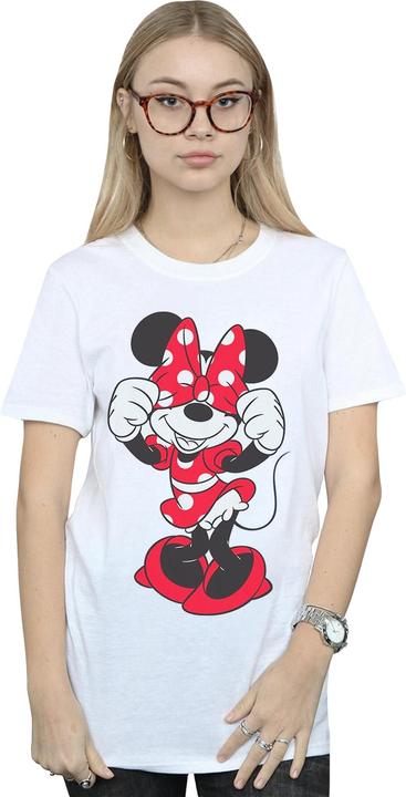 Immagine prodotto Disney Minnie Mouse Bow Eyes Maglietta Ampia Donna (4XL)