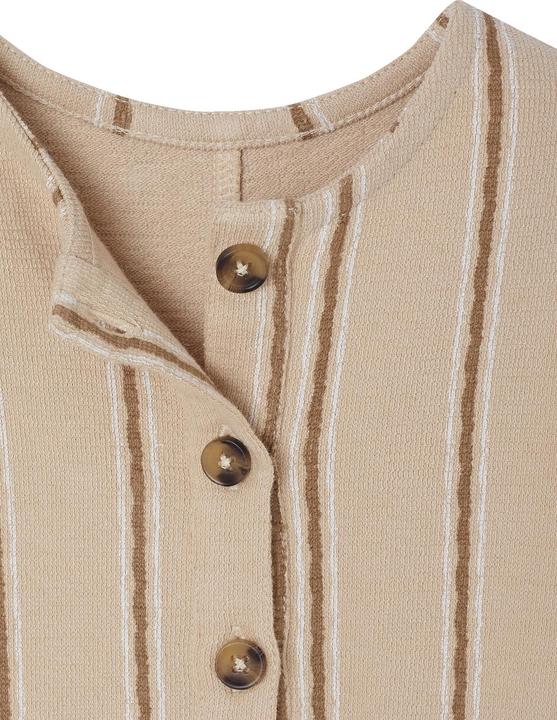 Produktbild Vertbaudet Bio-Kollektion: Baby Overall aus gestreiftem Strick (104)