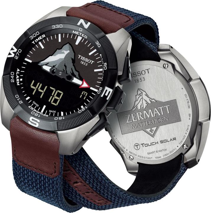 Produktbild Tissot T-Touch Expert Solar Zermatt (Analoguhr, Digitaluhr, Chronograph, 45 mm)