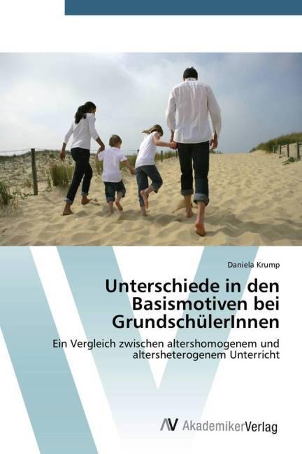 Produktbild Unterschiede in den Basismotiven bei GrundschülerInnen (Daniela Krump, 2015)