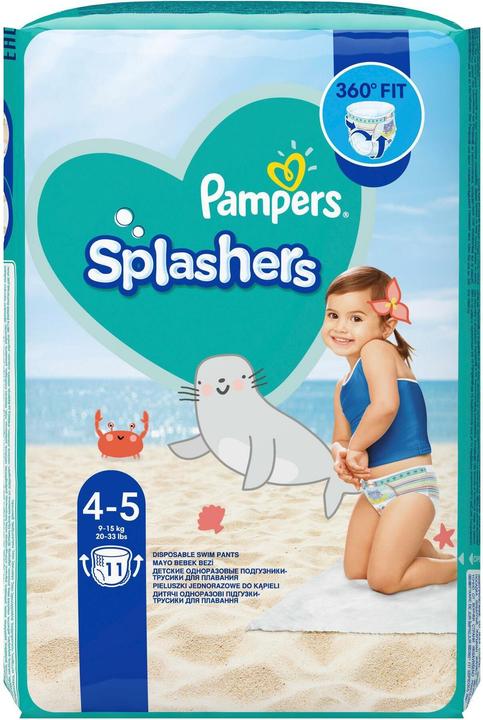 Actual product image Pampers Splashers (Size 5, Size 4, Pack, 11 Piece)