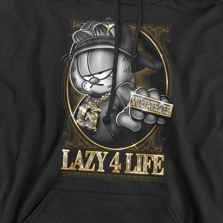 Immagine prodotto Garfield Lazy 4 Life Felpa con Cappuccio Uomo (XL)